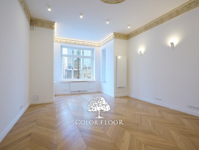 Jodła Francuska Dąb Polar kl. Standard - projekt: Jasicka&Śnieżek Interior Design