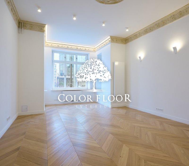 Jodła Francuska Dąb Polar kl. Standard - projekt: Jasicka&Śnieżek Interior Design