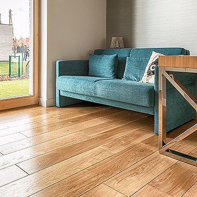 Varnished Oak Floorboards