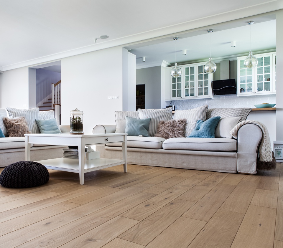 Wooden floor boards