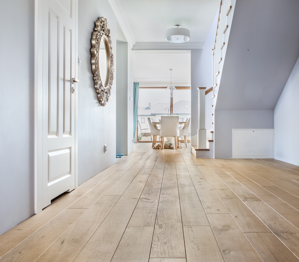 Oak floorboards